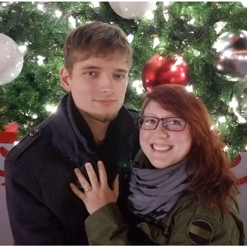 First Christmas together engaged!