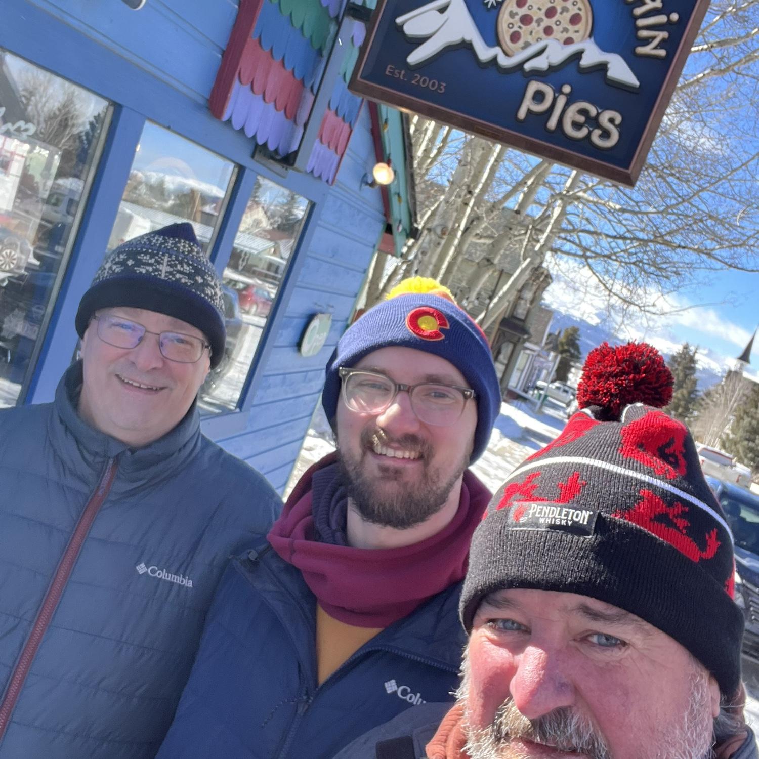 Ed, Matt, and Bob up in Leadville!