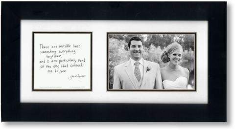 Heart Lines 4x6 Double Picture Frame