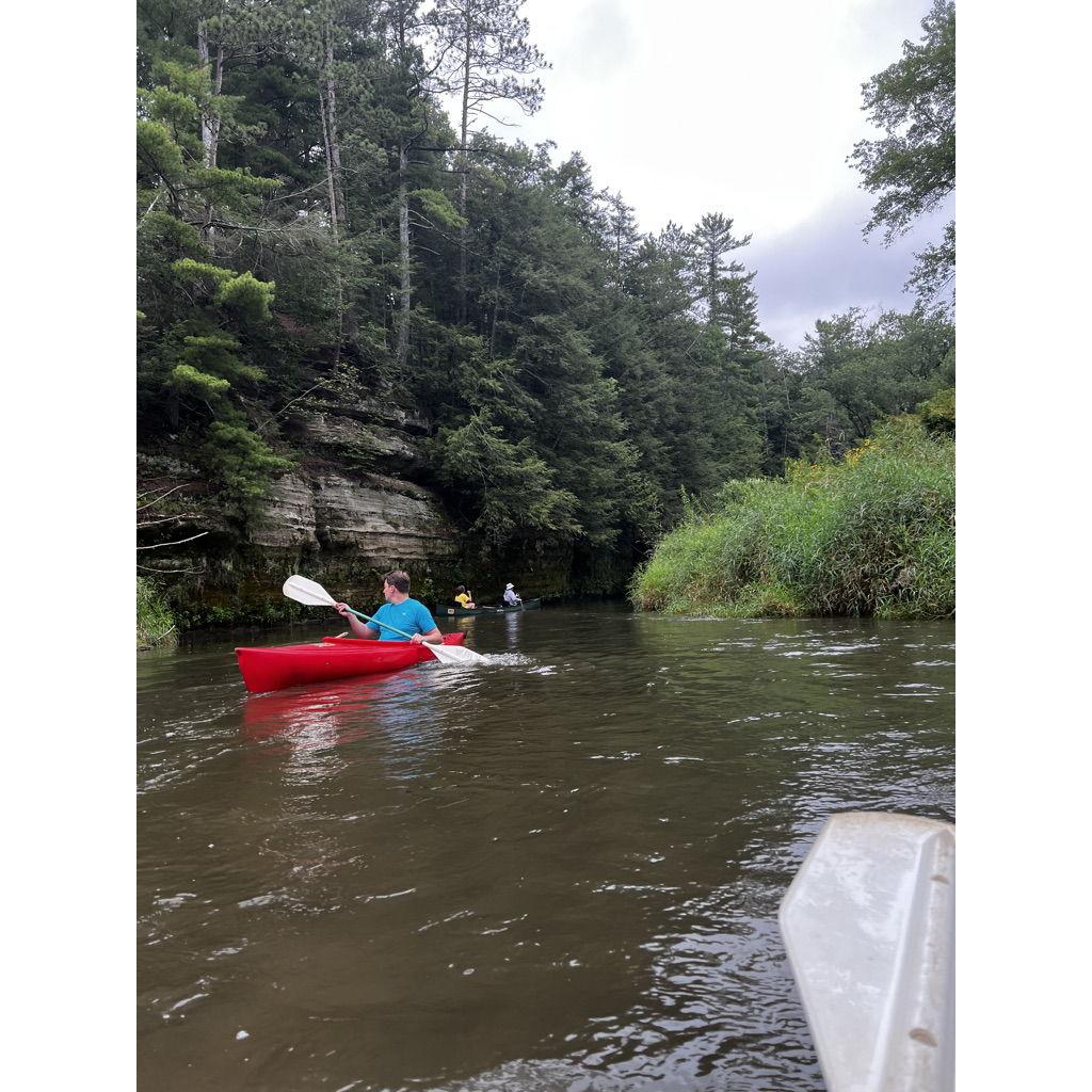 Kayak trip where we first talked about "our" future