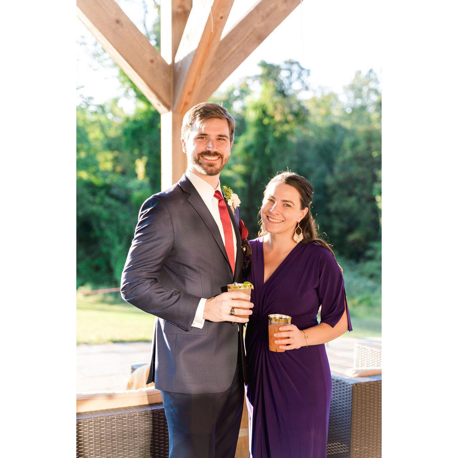 Cleaned up nice for Amanda & Nick's wedding <3