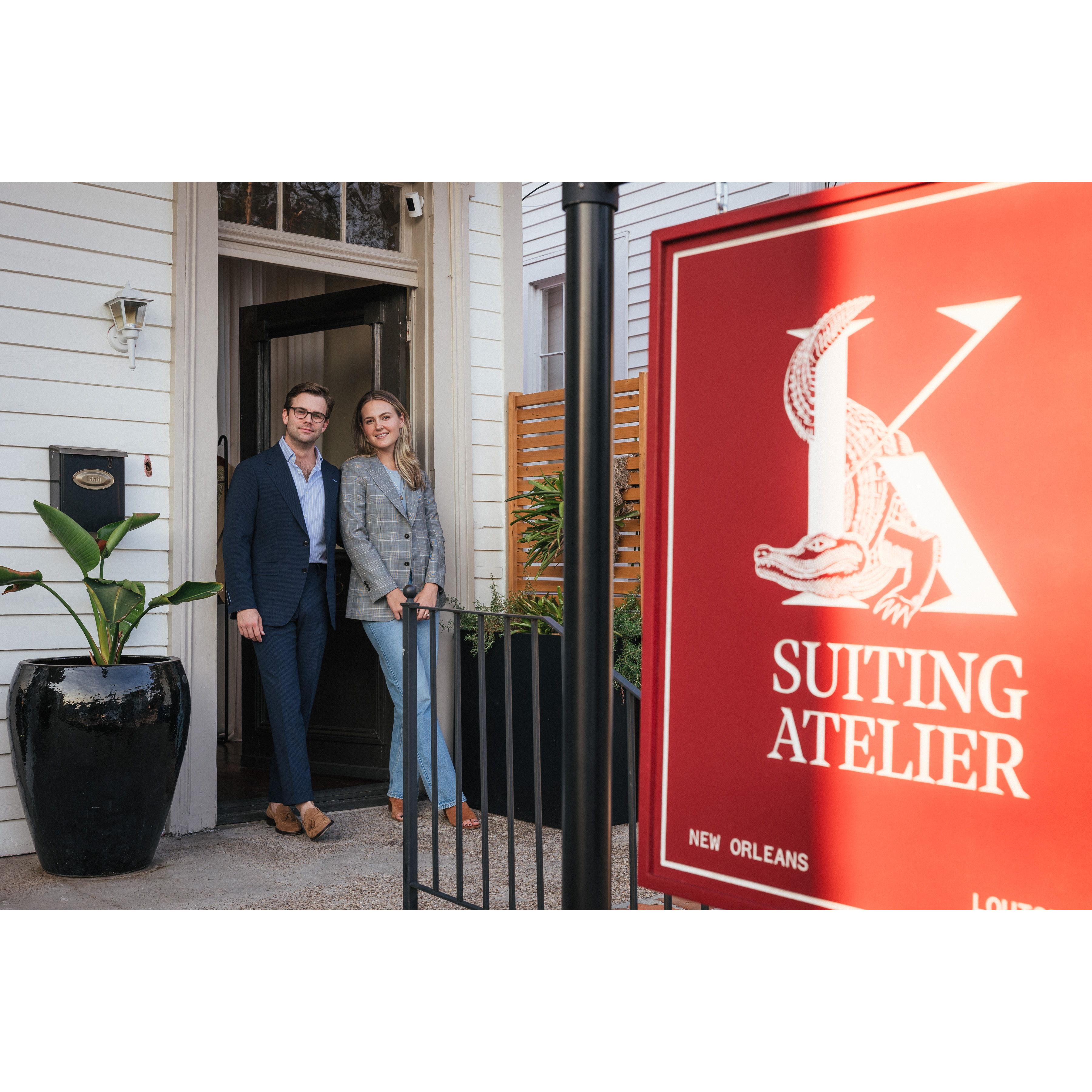 Fast forward to 2024 and here is us in front of our store, KILBY! It's on Magazine Street if you want to peek in while you're in town!