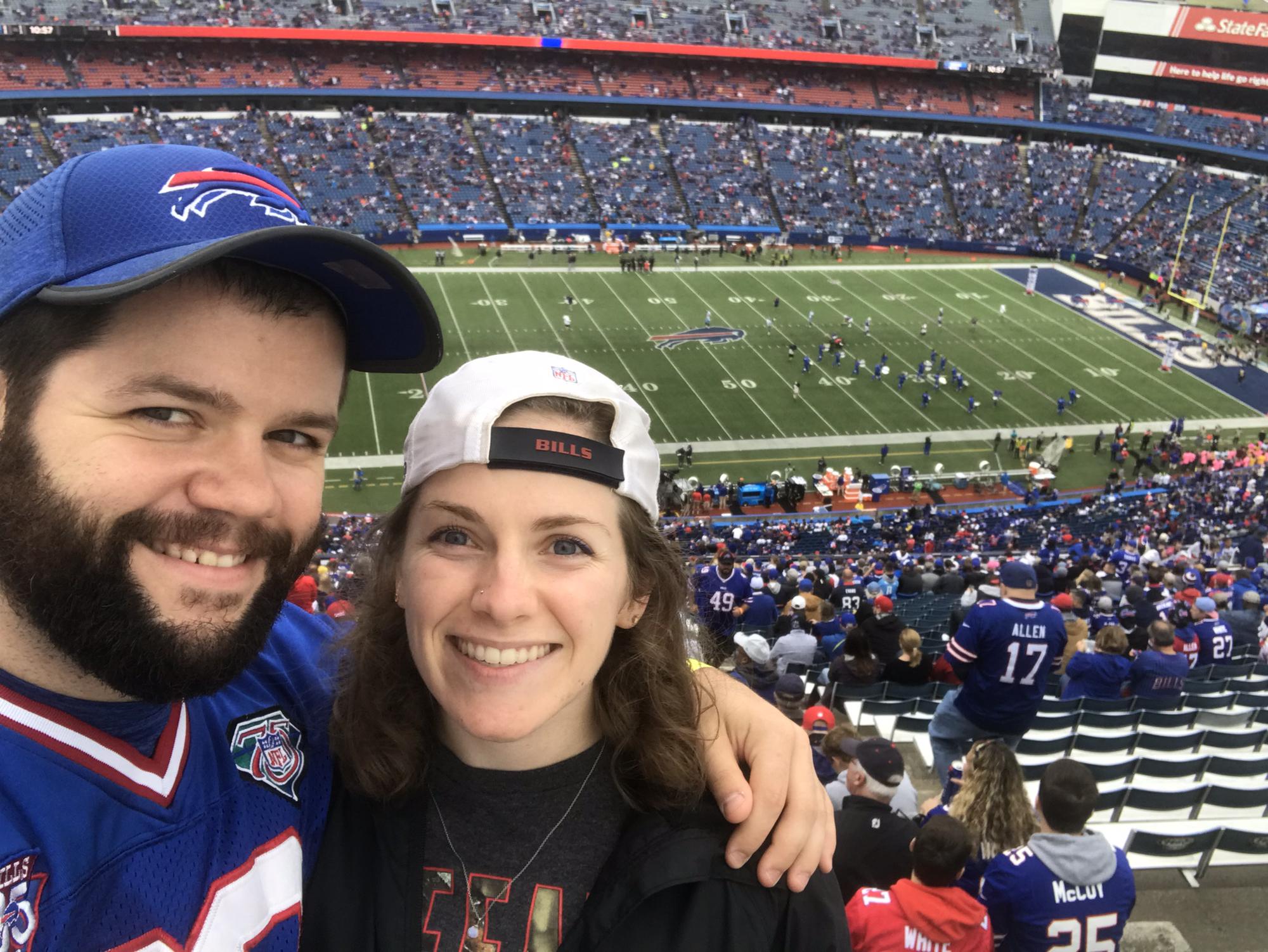 Kaelyn's first Bills game
