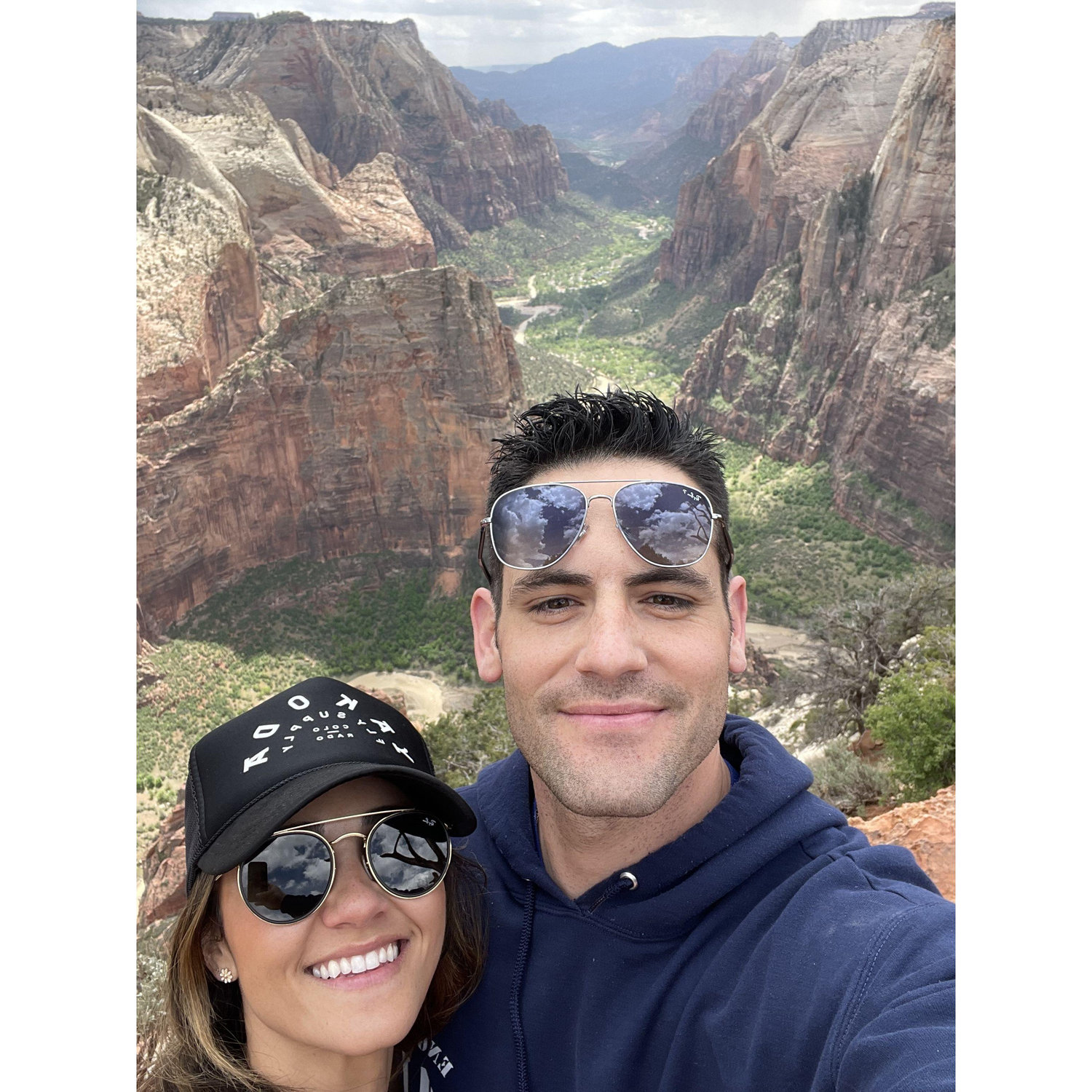 Our first hike together in Zion National Park