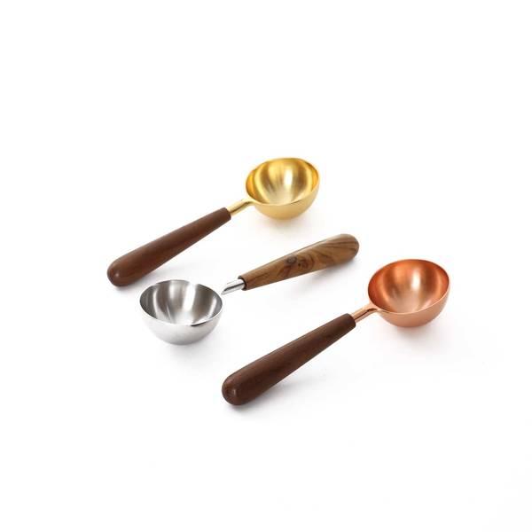 Wood Handled Coffee Scoop
