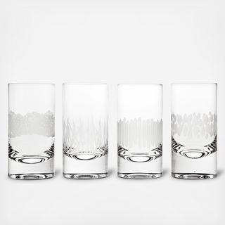 Galleria Highball Glass, Set of 4