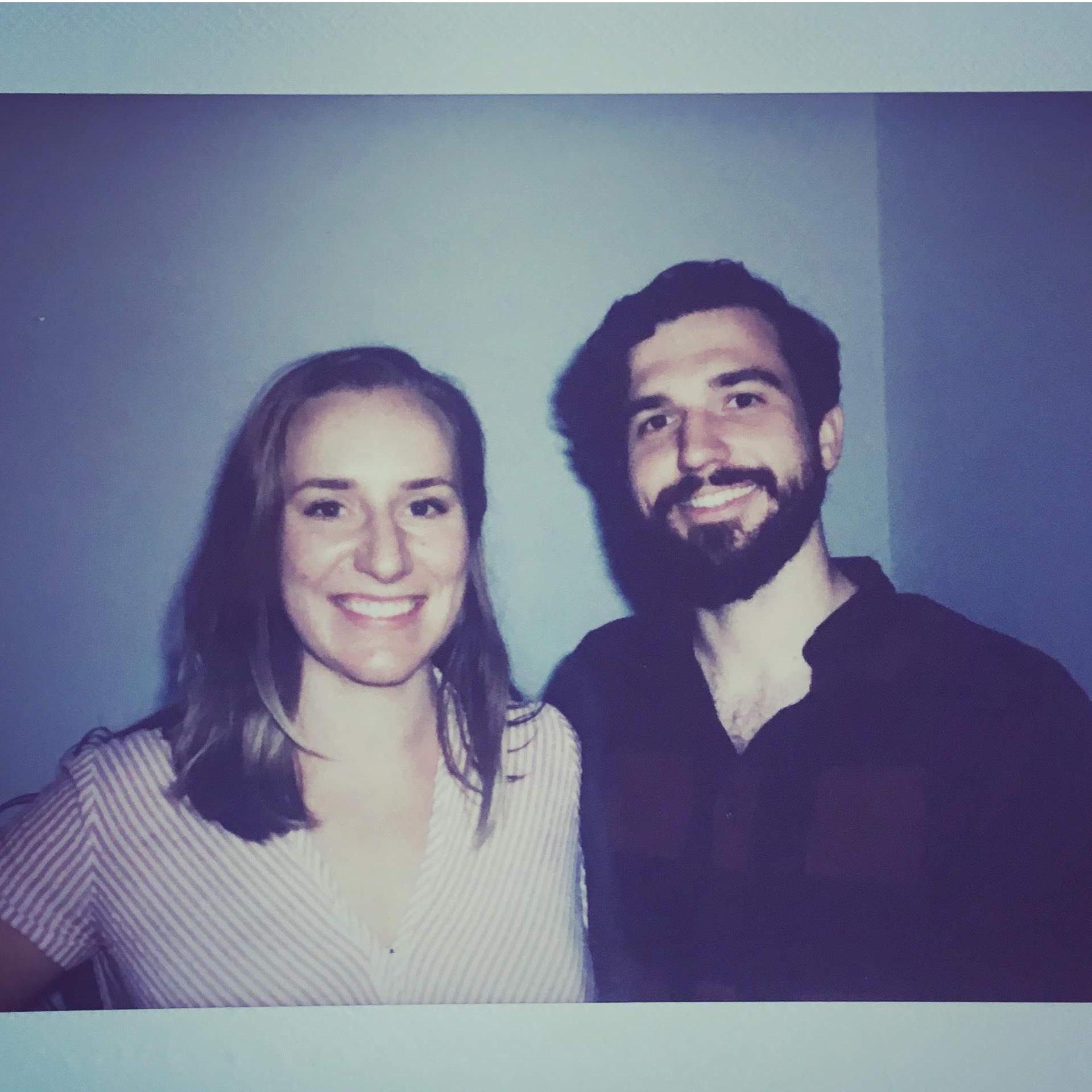 Our friend Carrie snapped this of us when we were visiting her and Nick in San Francisco!