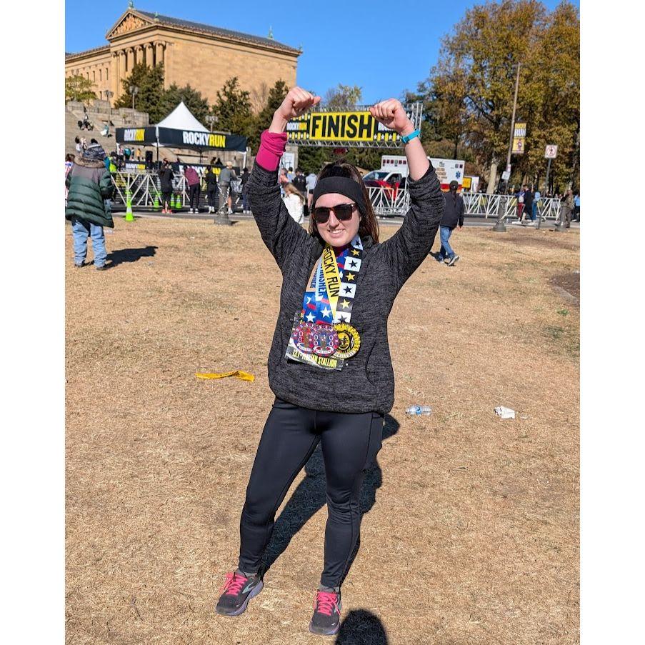 Supporting each other's interests: Kirsten's First Half Marathon!