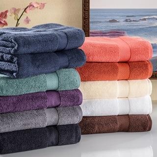 Superior Absorbent Zero Twist Cotton Bath Towel (Set of 2) - Jade