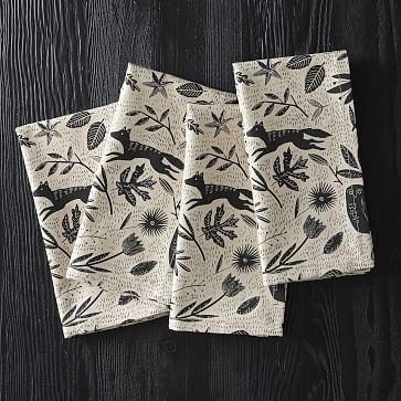 Scandi Folk Cotton Napkin Set of 4