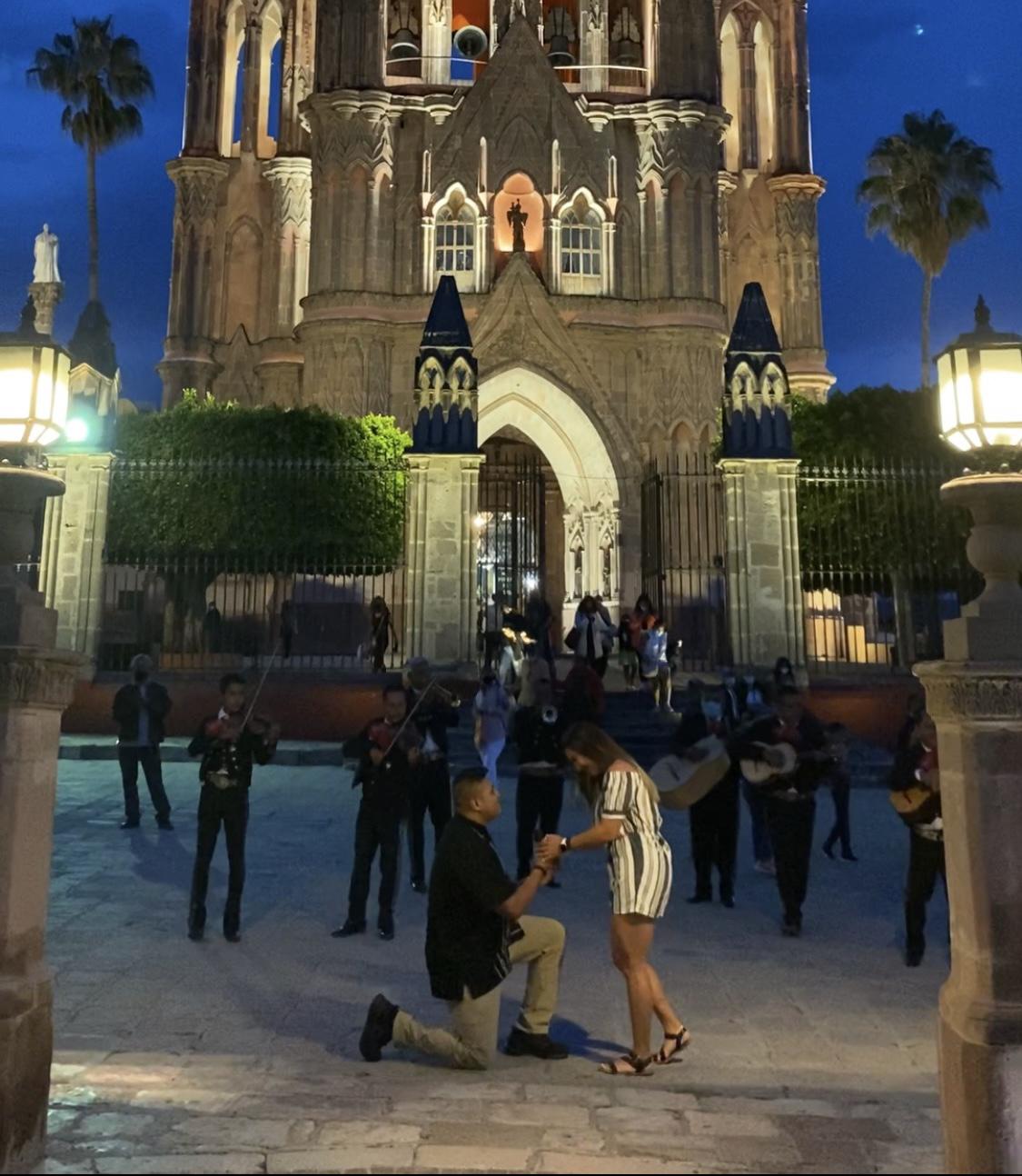 We got engaged in San Miguel de Allende, Guanajuato Mexico.
