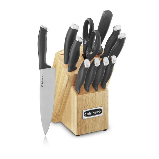 Cuisinart ColorPro Collection 12-Piece Knife Set, Black Handle