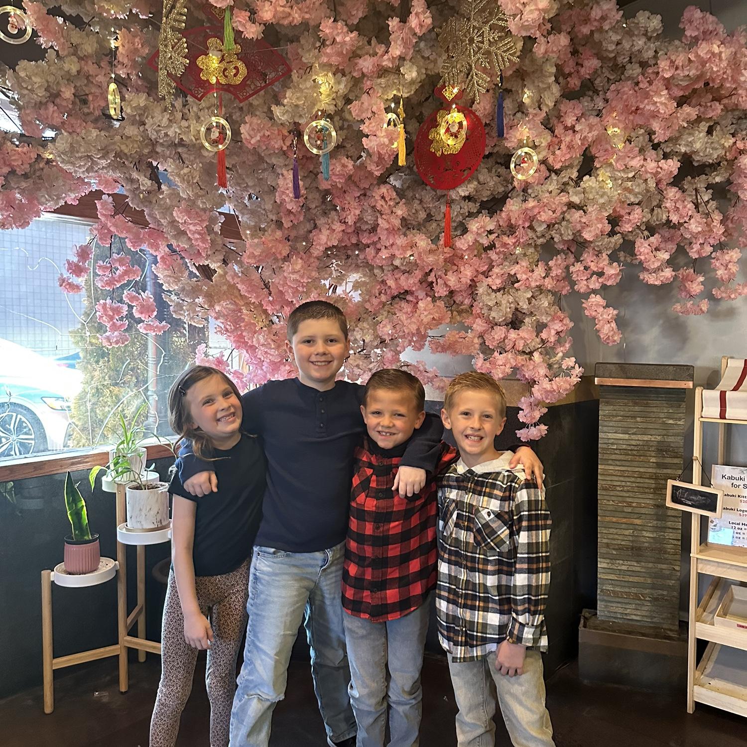 Sushi date with all the kids! Logan, UT 2025