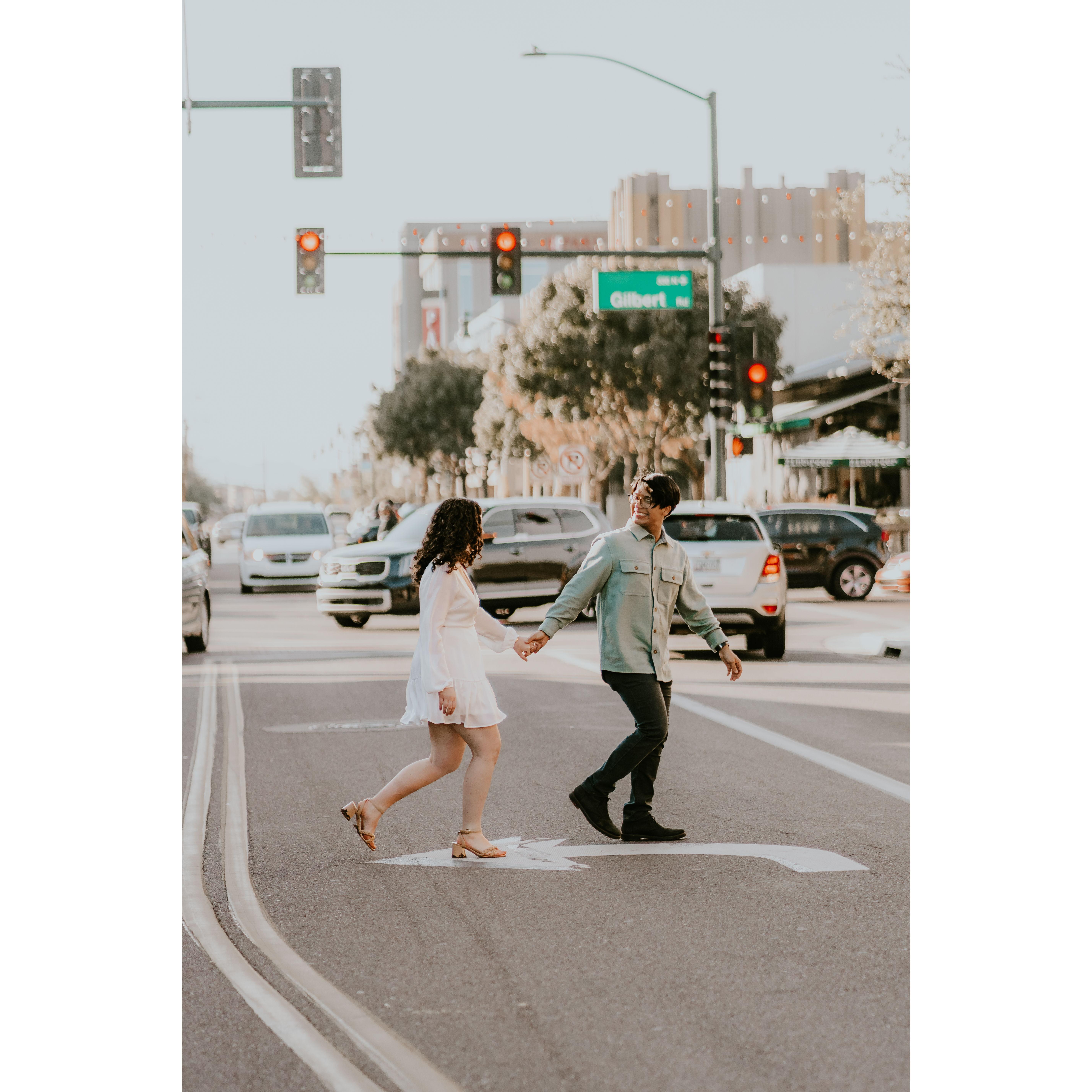 a little abbey road moment in downtown Gilbert