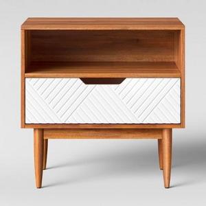 Touraco Nightstand White Brown - Opalhouse™