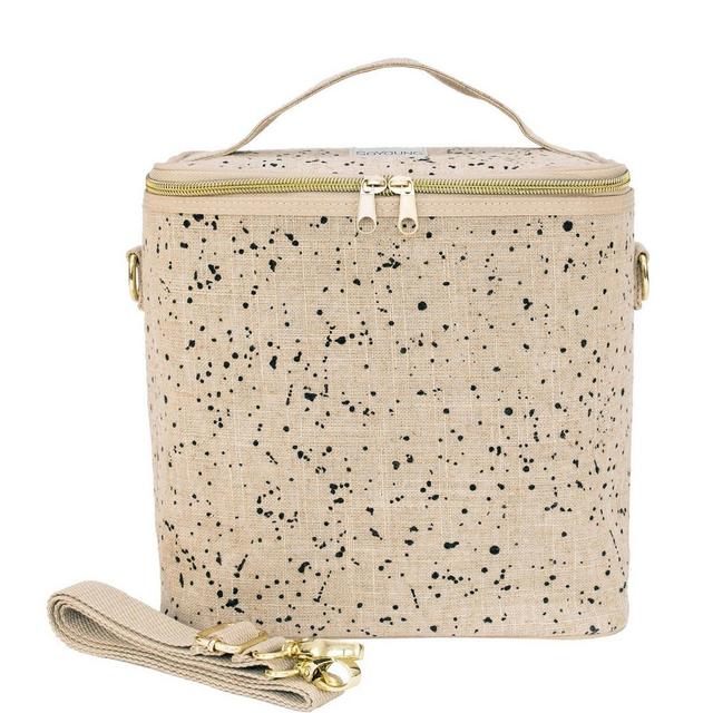 SoYoung Linen Splatter Lunch Poche