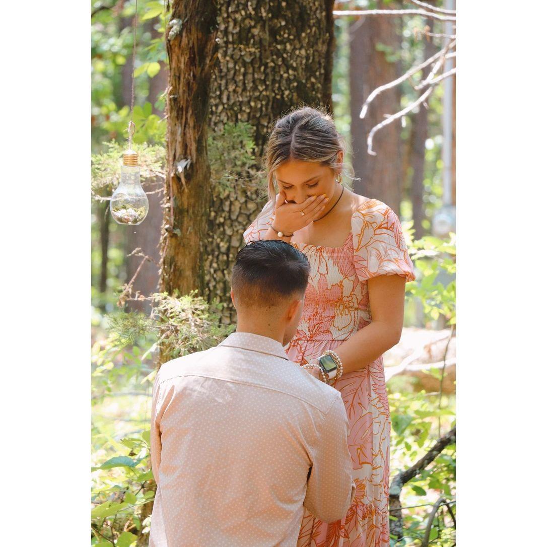 The day we got engaged!!