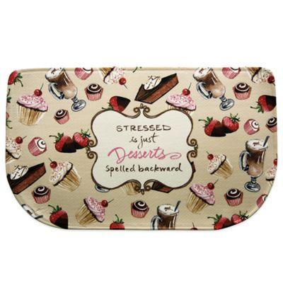Bonnie Marcus 18-Inch x 29.5-Inch Desserts Memory Foam Kitchen Rug