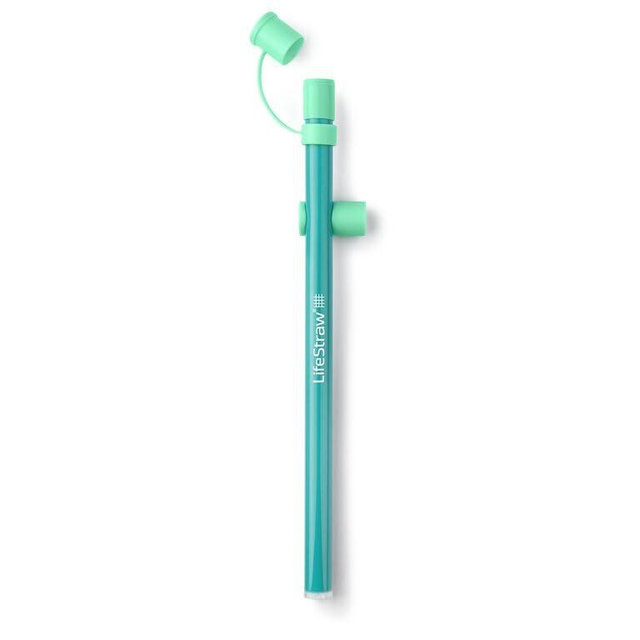 LifeStraw Sip Essential – Lightweight Water Filter Drinking Straw, Removes Bacteria, Parasites and Microplastics, Seaglass