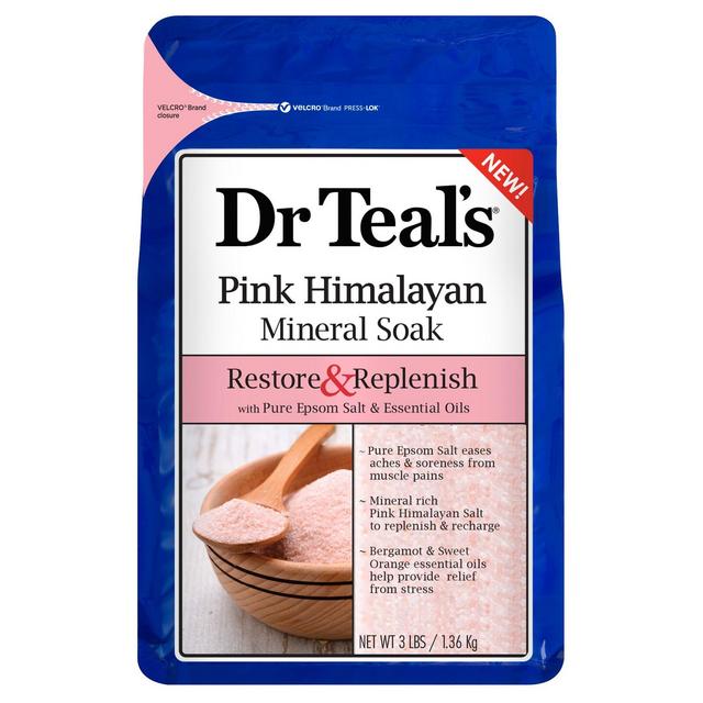 Dr Teal's Restore & Replenish Pink Himalayan Mineral Soak - Pink - 48oz