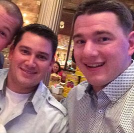 Joey and his Groomsman Cameron