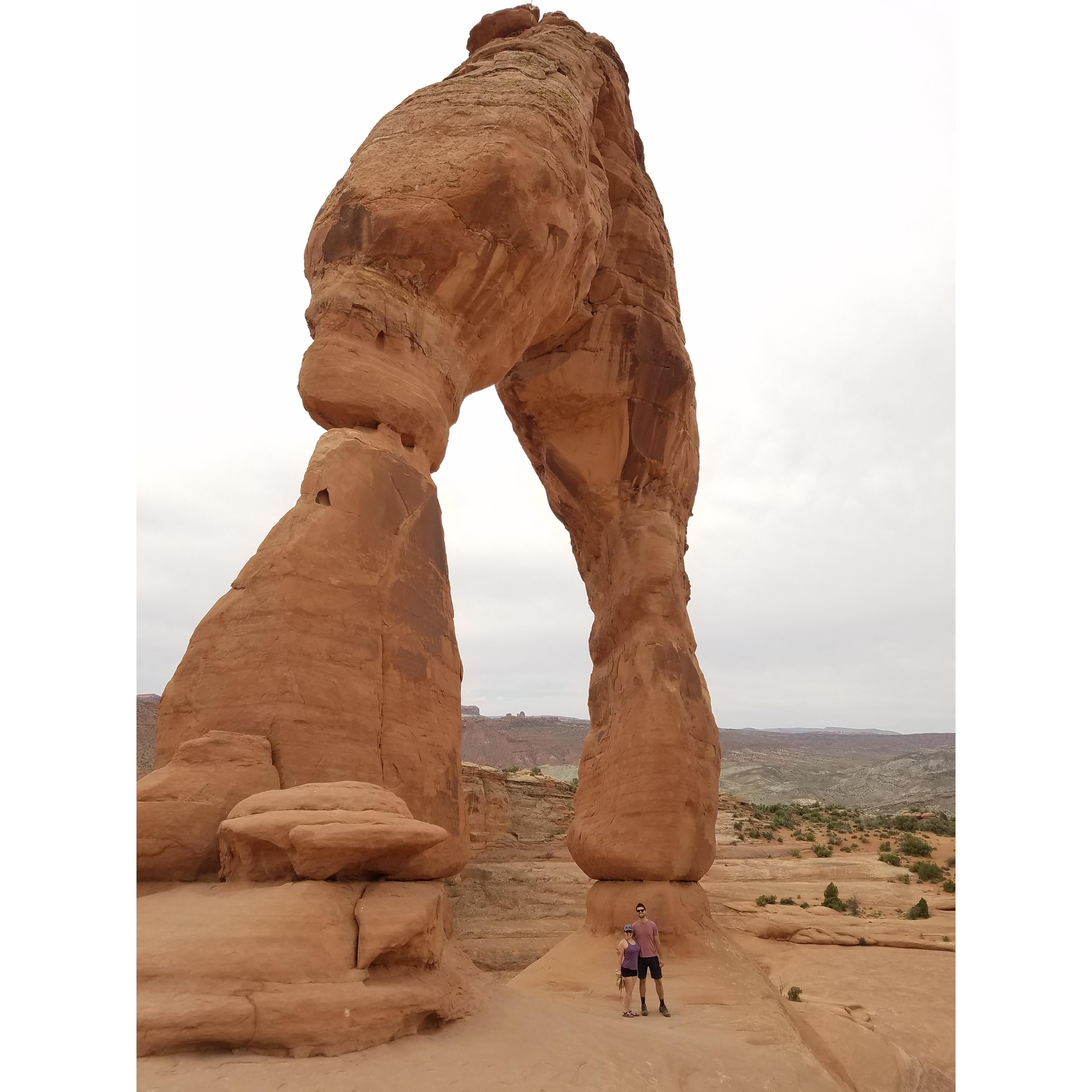 Hiking in Arches National Park