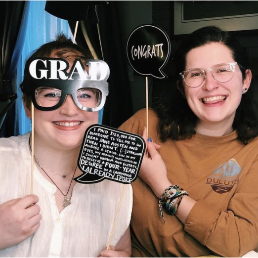 Katie graduated college! 2020