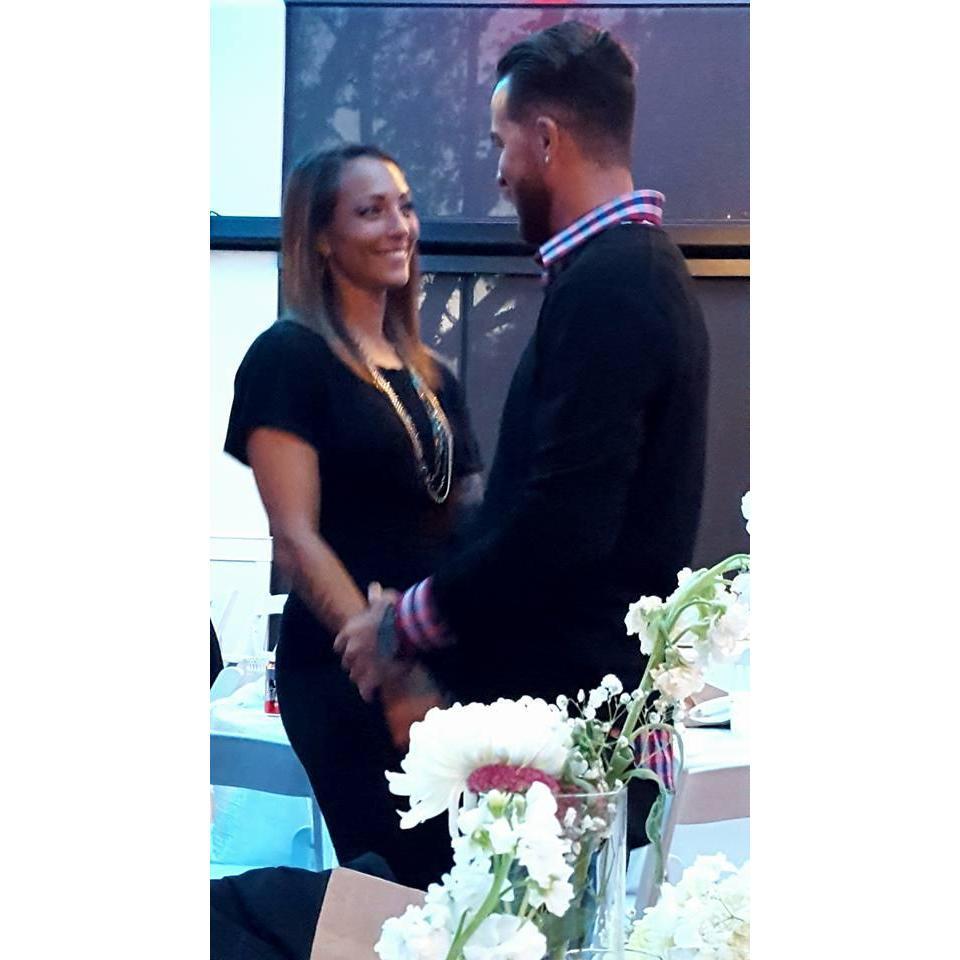 Someone once told us that we look like we were getting married here.