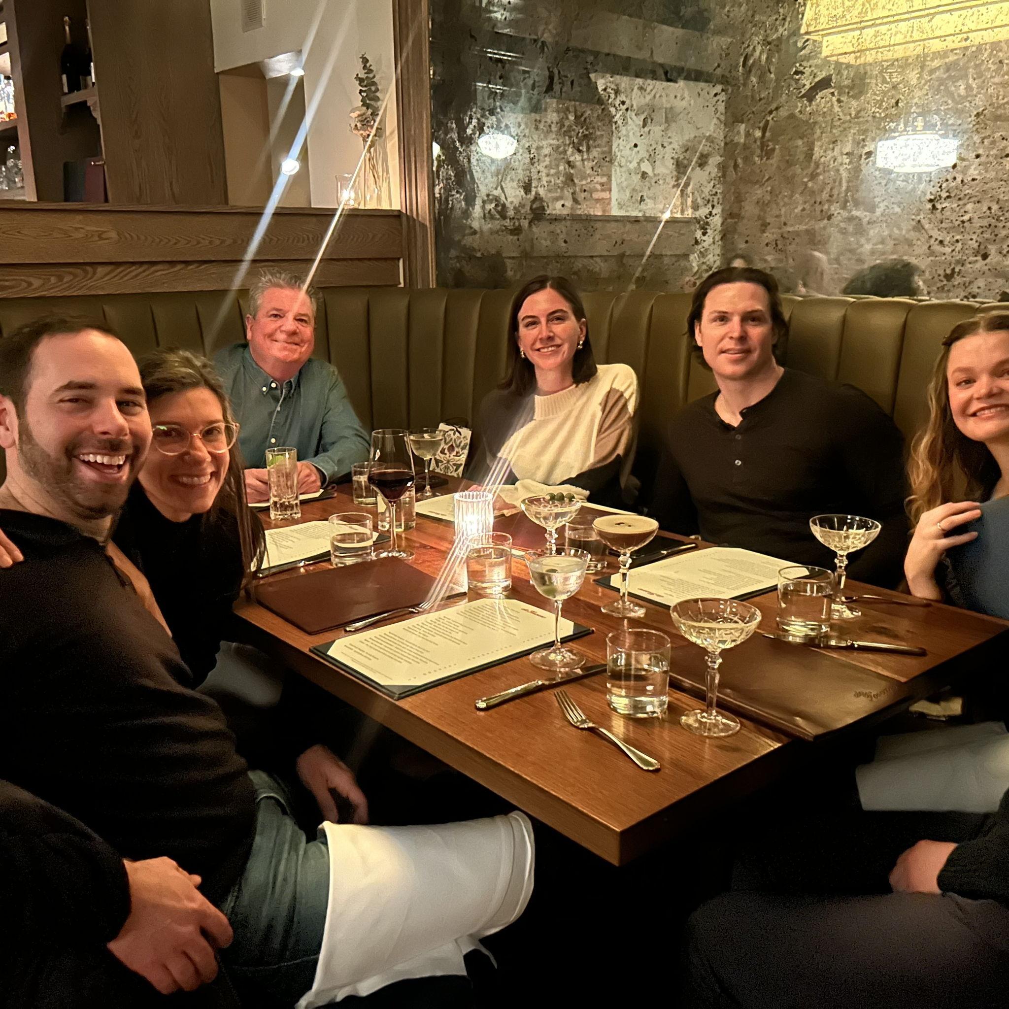 celebrating the engagement in new york!