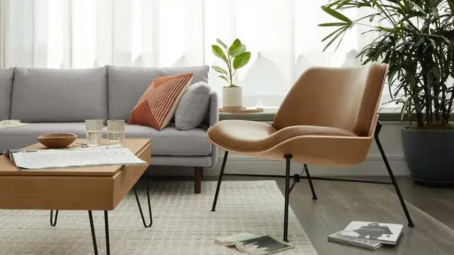 Vesper Leather Lounge Chair