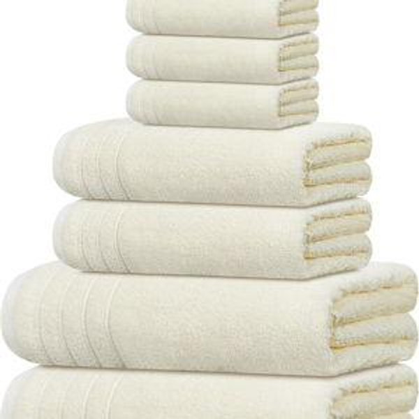Tens Towels Pack of 8 Towels Set, 100% Cotton