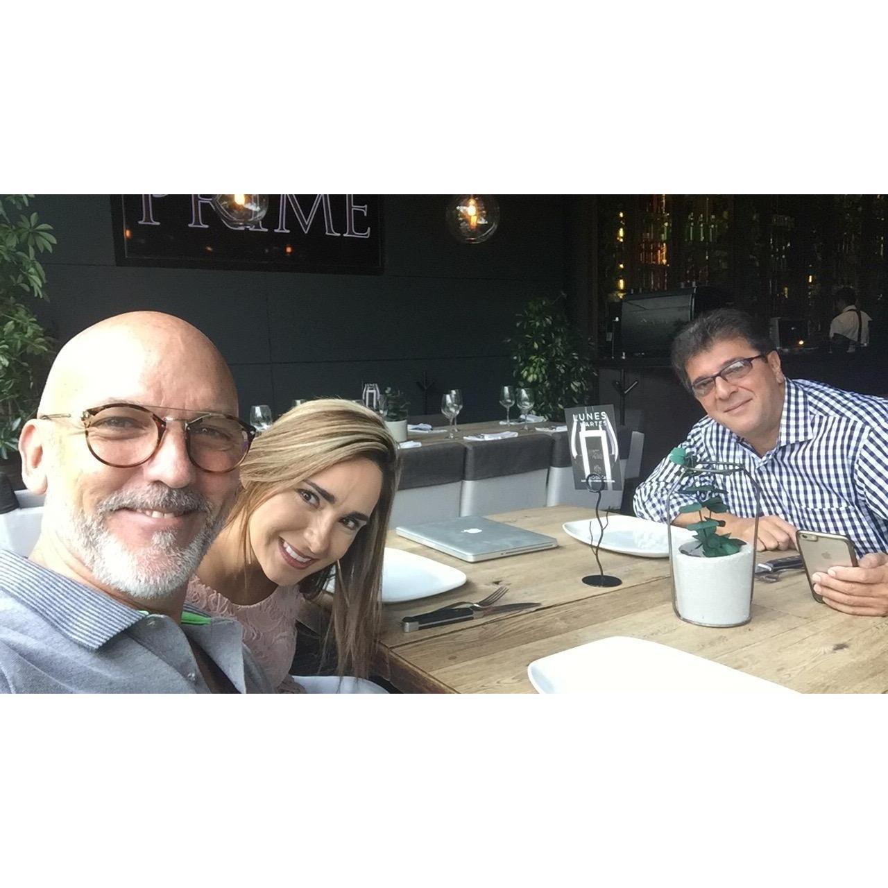 Con nuestro amigo Iván Maldonado en CDMX.