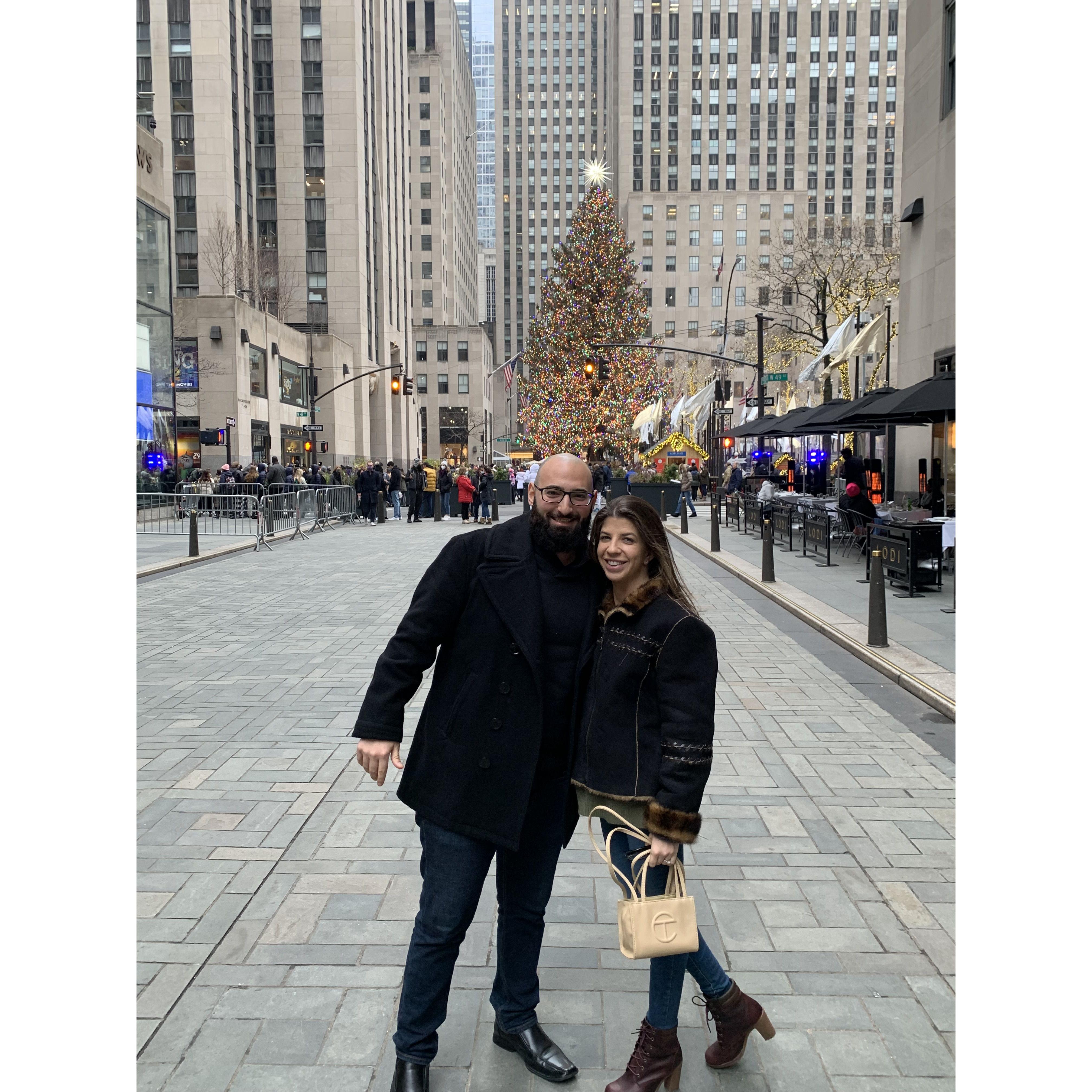 My birthday weekend in the city! During the holidays of course! ❤️