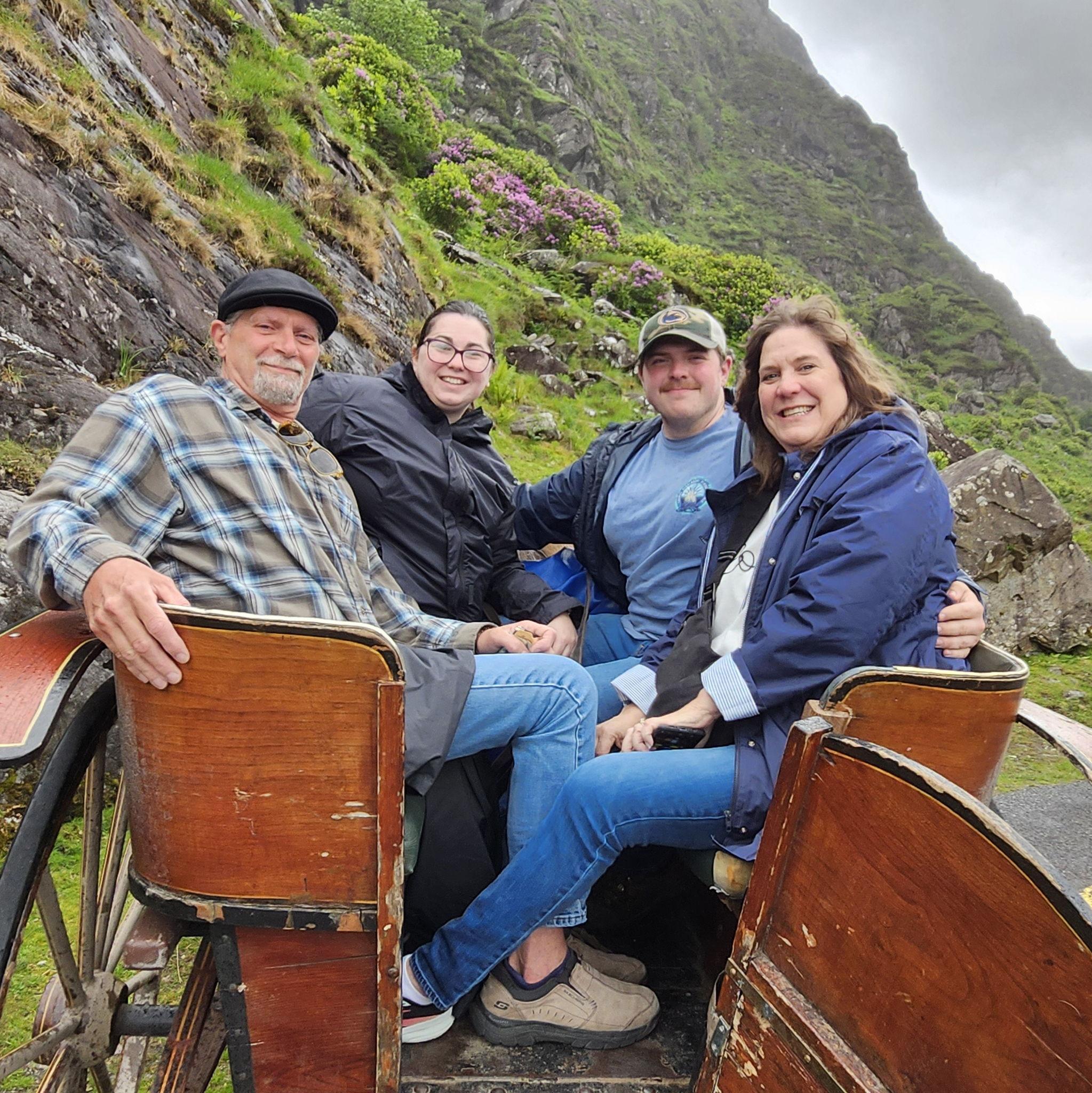 Dylan`s Family and the Future Mrs. in The Gap of Dunloe in Ireland June 1st 2025!