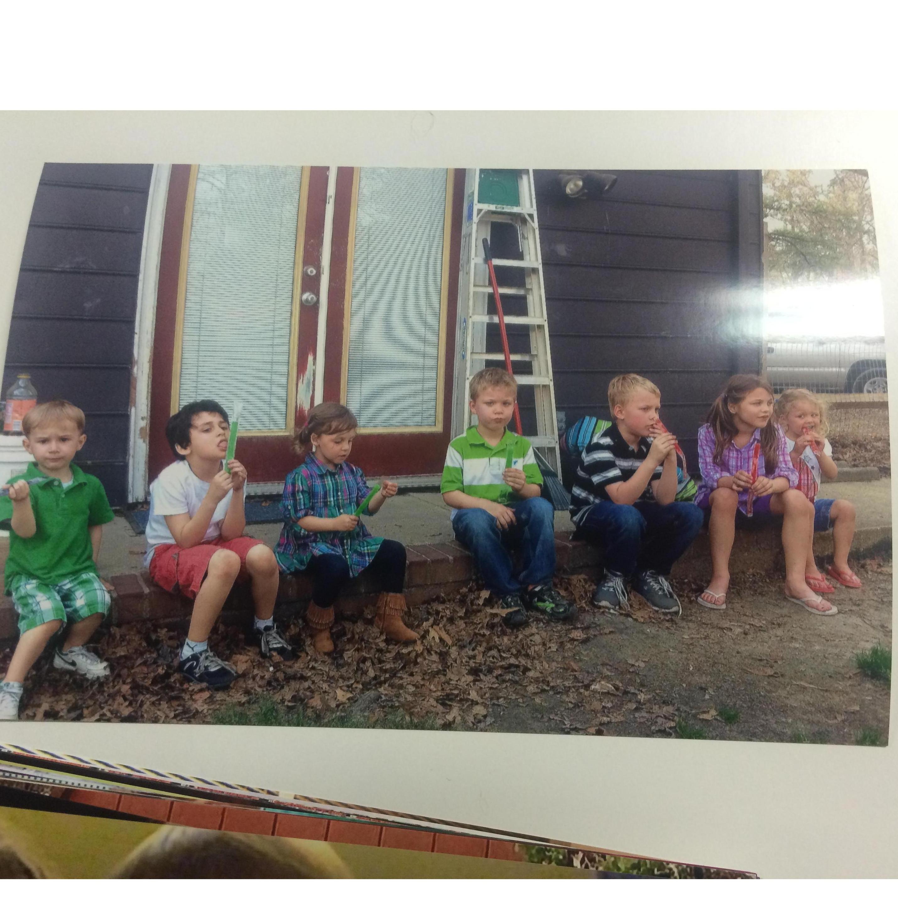 Popsicles with Kingston