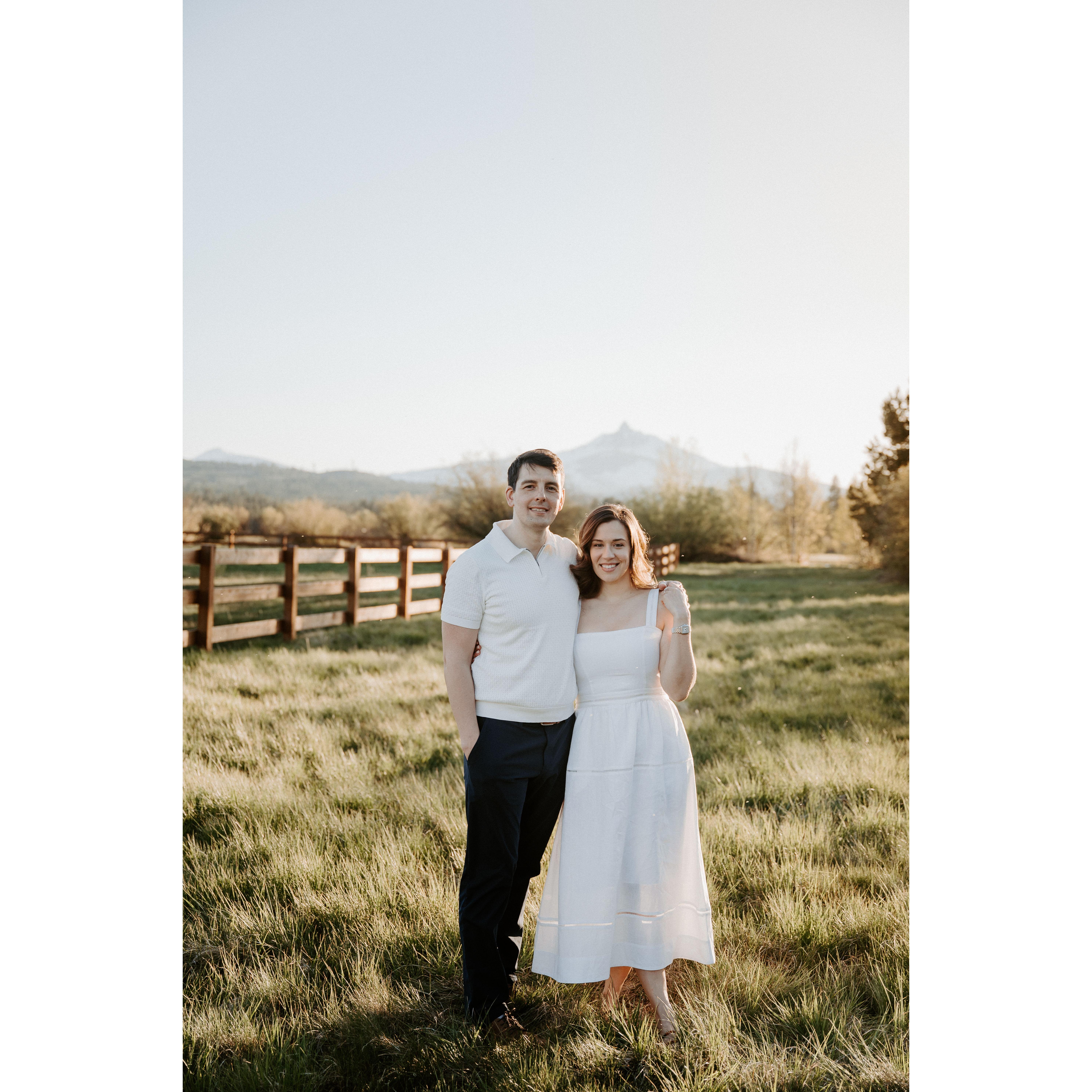 Engagement Photos at Black Butte Ranch in Oregon