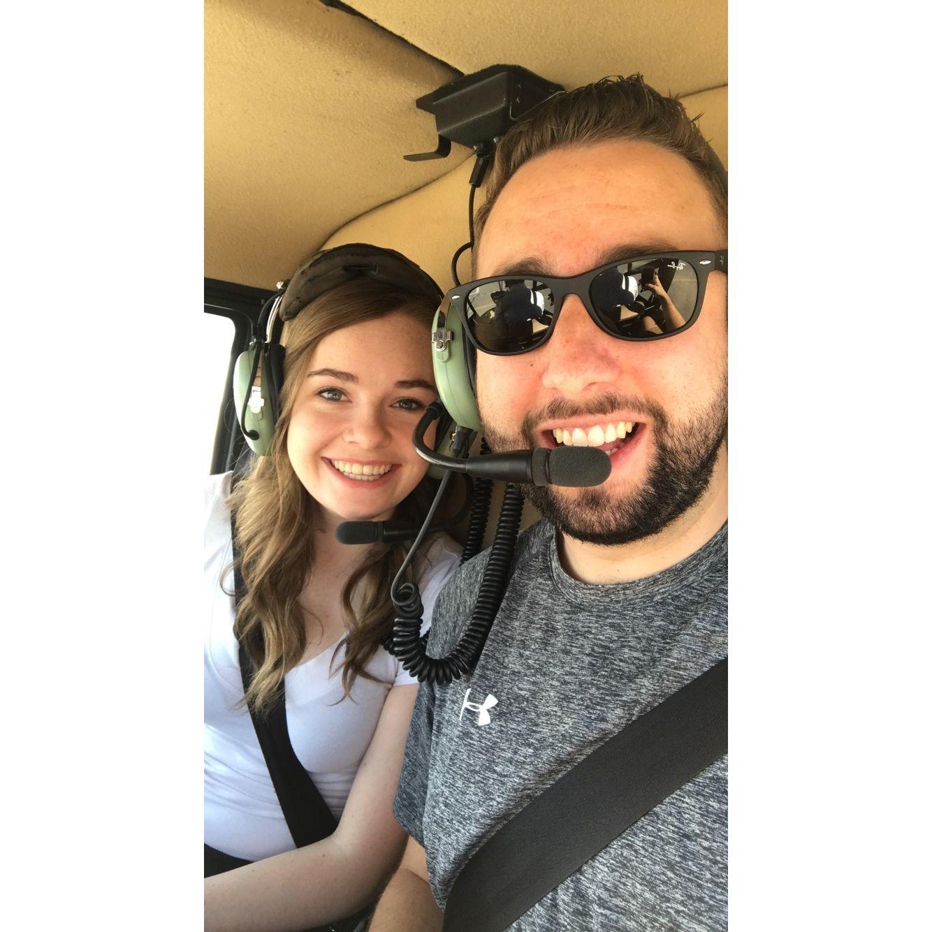 24/06/2019 a helicopter ride for Calvin’s 25th birthday
