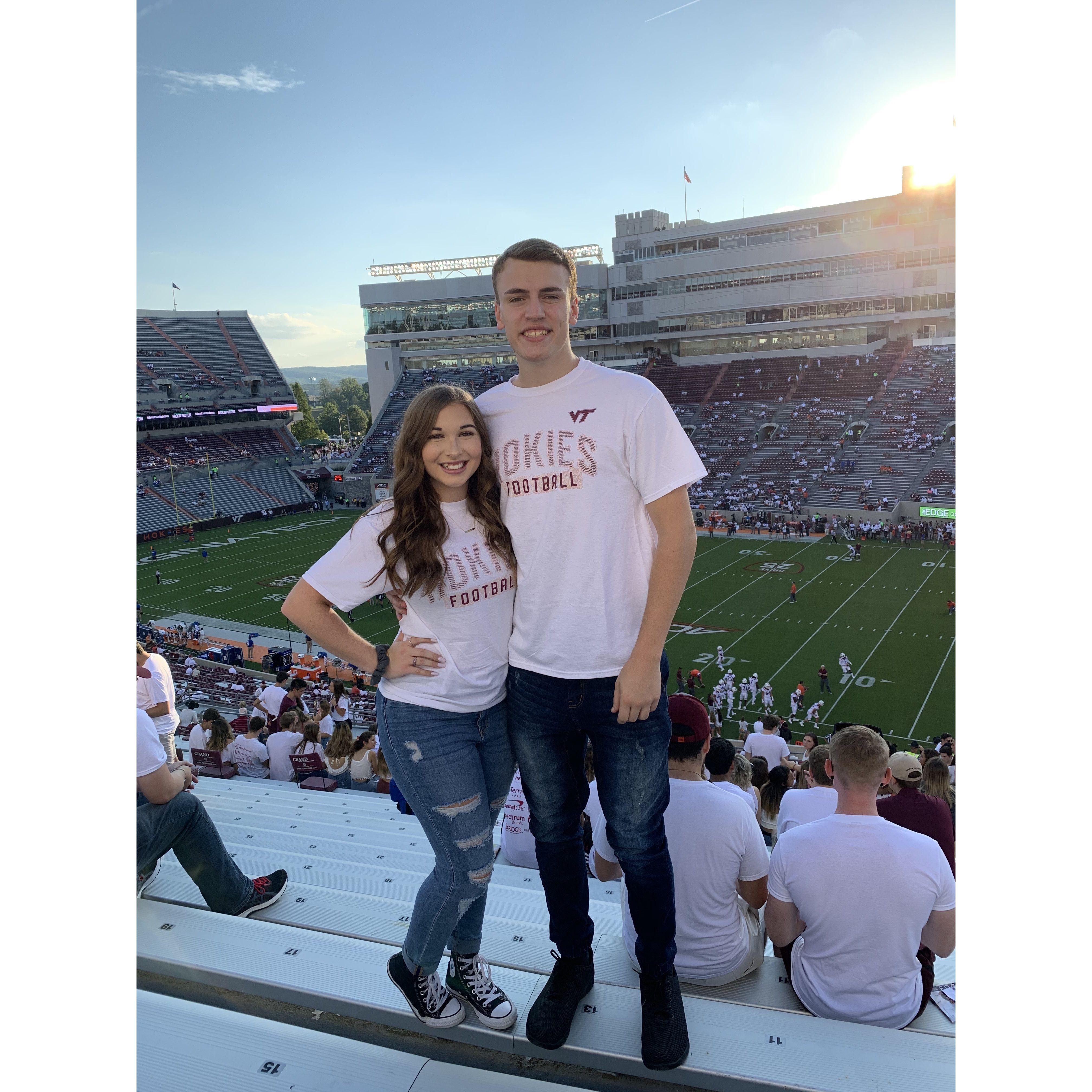 One of many Virginia Tech football games