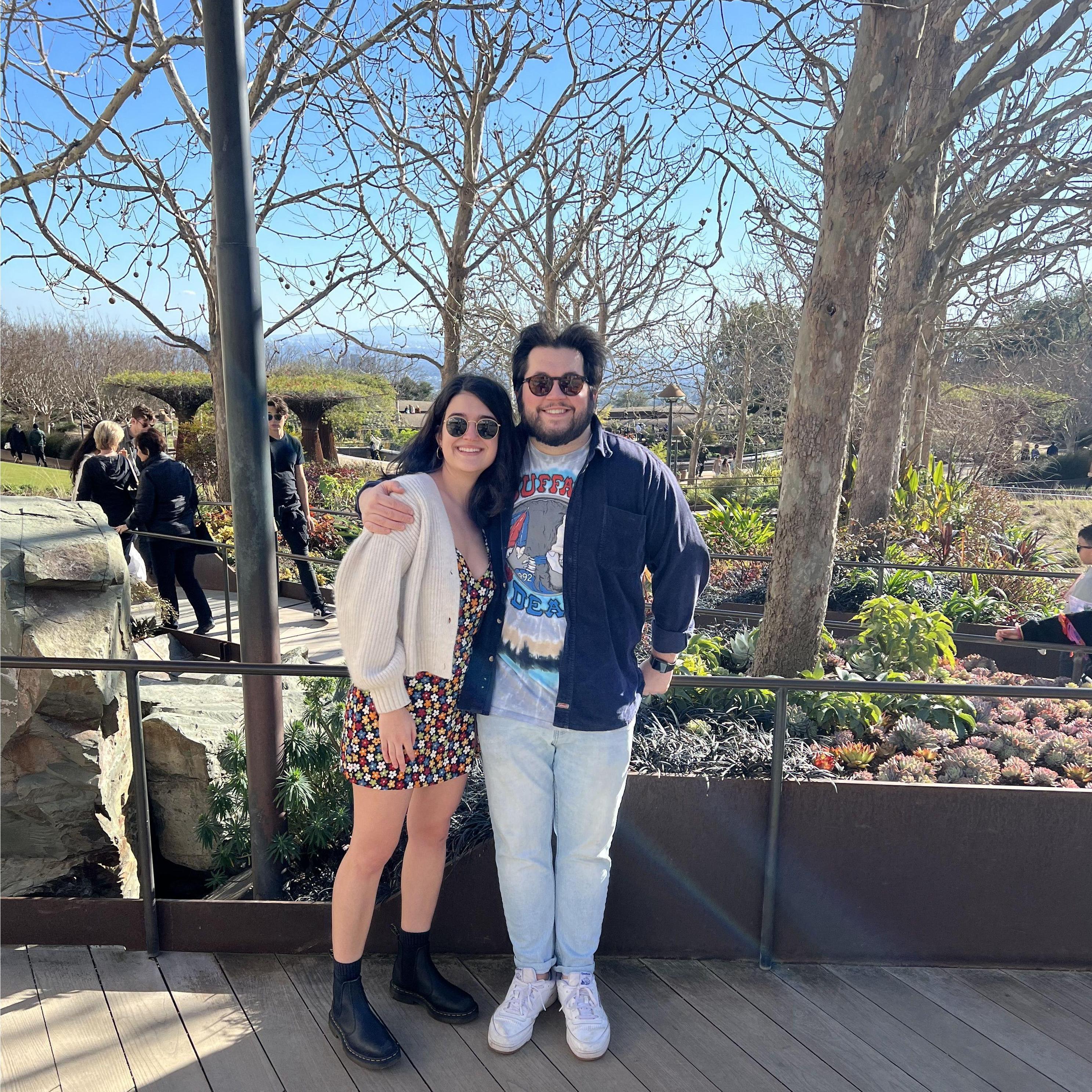 Visiting the Getty in LA.