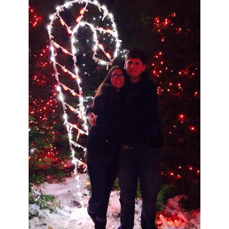 Our first picture together in December of 2013!