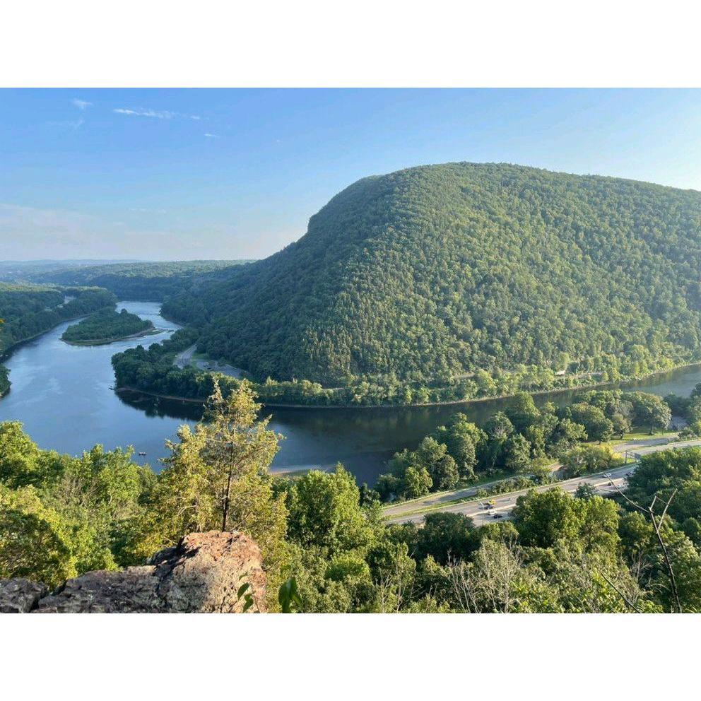 The view on the way up Mt. Tammany, our engagement mountain. See the picture at the top of the Accommodations tab for the sunset view at the summit at the moment of proposal.