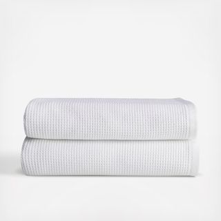 Waffle Bath Towel, Set of 2