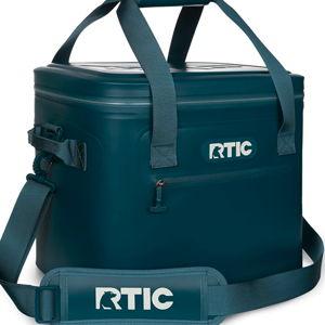 RTIC Ultra-Tough Soft Cooler 30 Can, Insulated Bag Portable Ice Chest Box for Lunch, Beach, Drink, Beverage, Travel, Camping, Picnic, Car, Trips, Floating Cooler Leak-Proof with Zipper