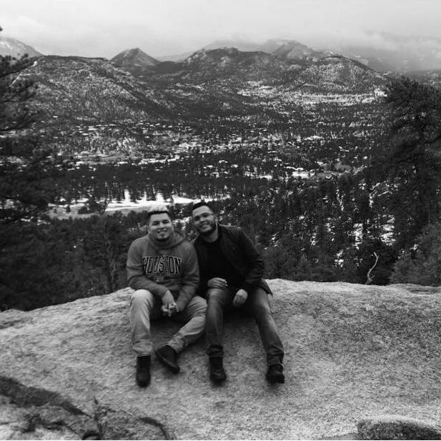 Estes Park, Colorado!
Seconds before the proposal!
