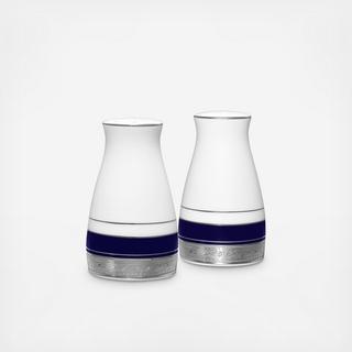 Crestwood Cobalt Platinum Salt & Pepper Shakers