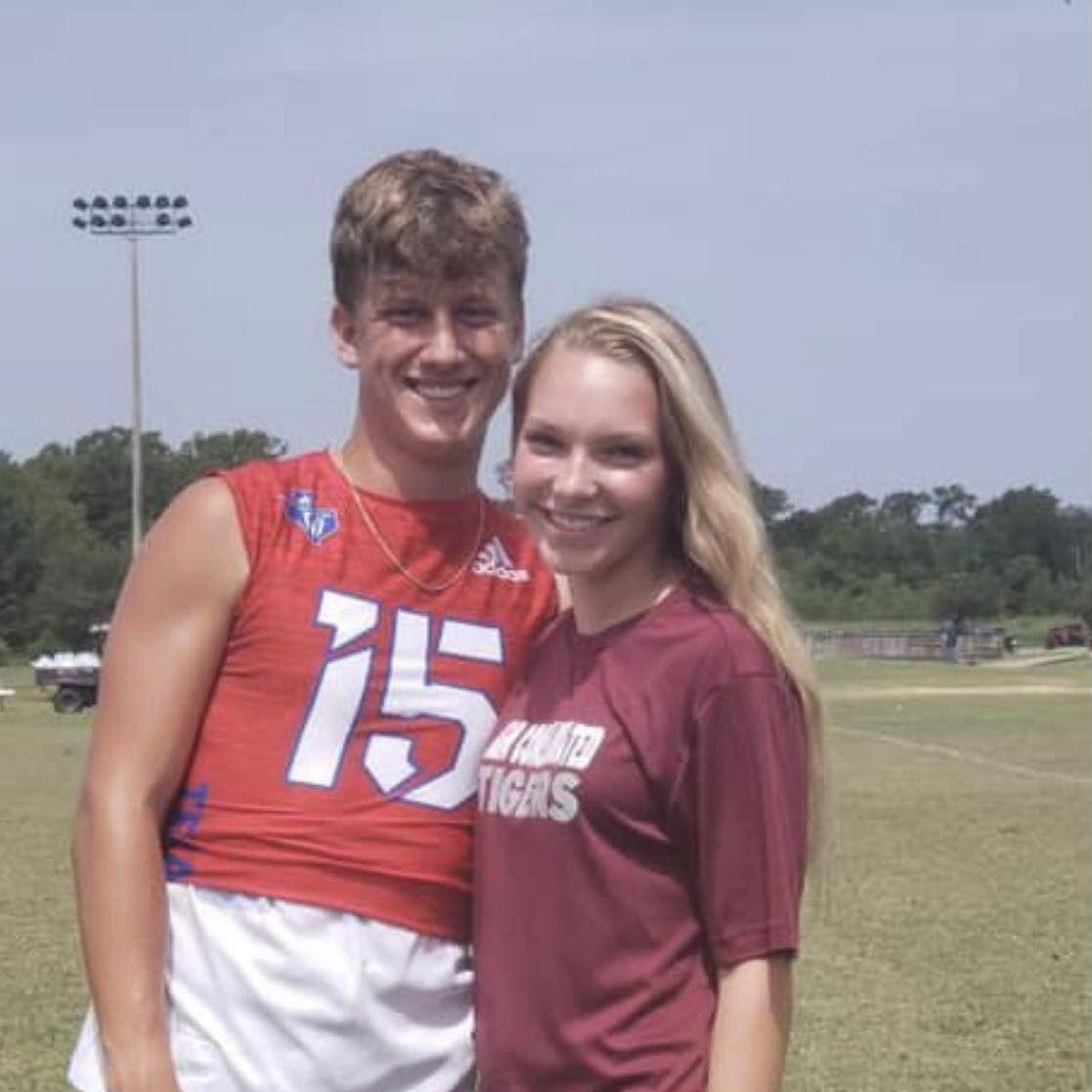 Our first picture together at Kyle’s 7v7 football tournament