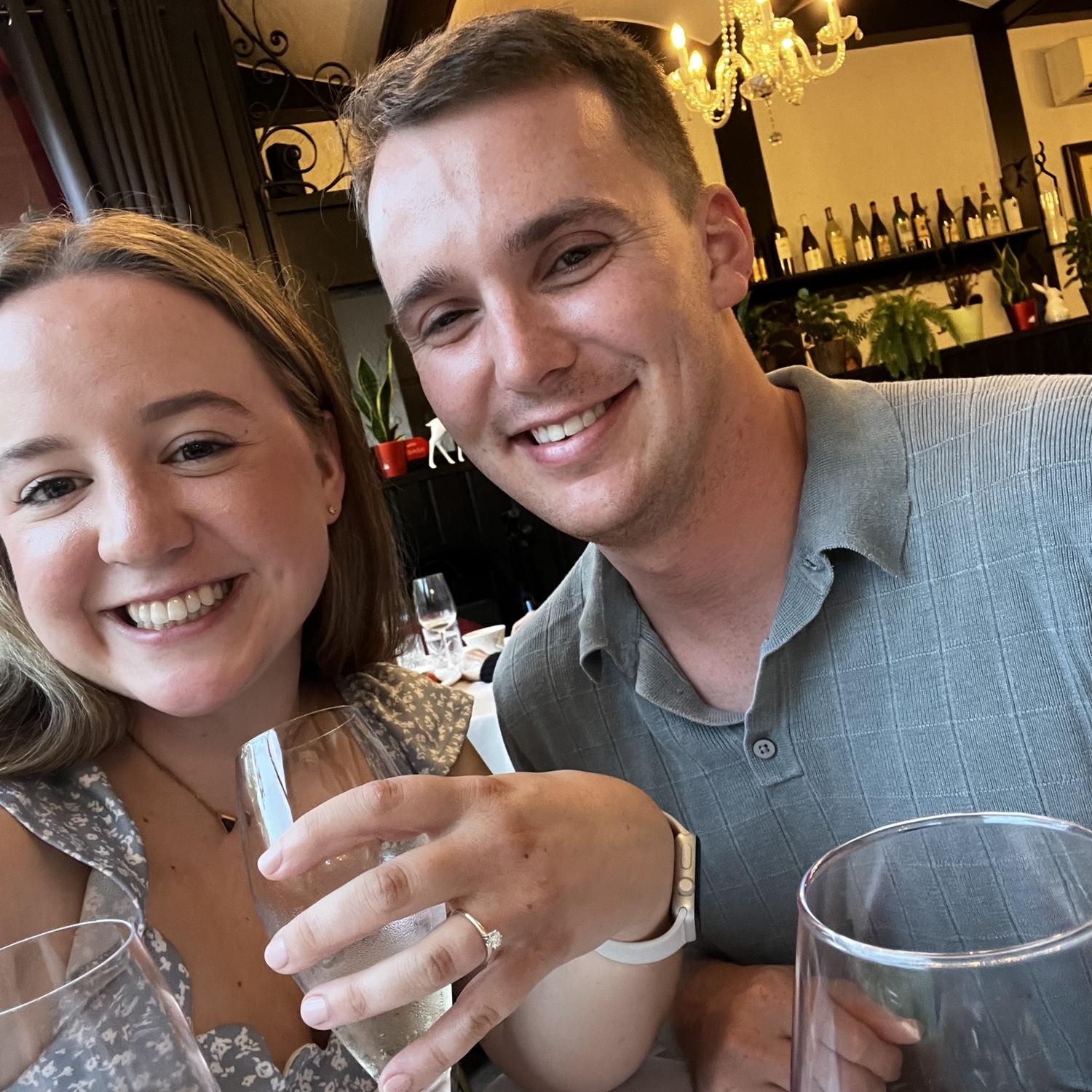 Taken right after we got engaged