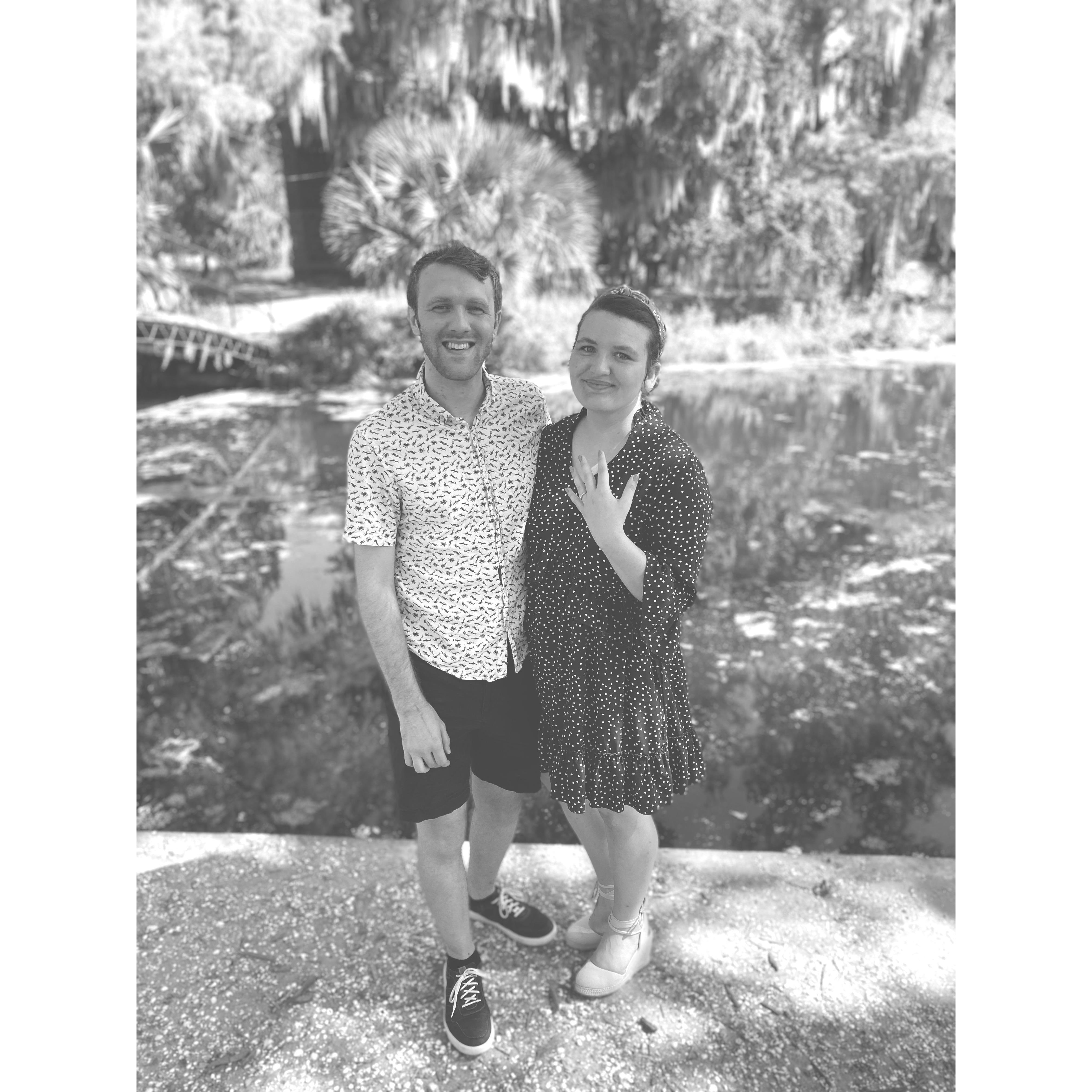 We got engaged at City Park and Katie took pictures of us immediately after. October 18th, 2020.