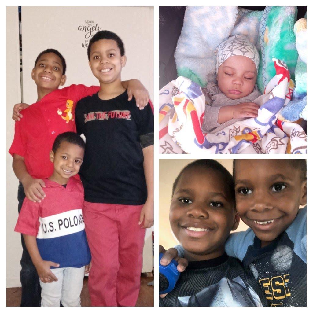 Tyiar, Tylan, Dominic, EJ(Eric III), Jamirre, and Julian