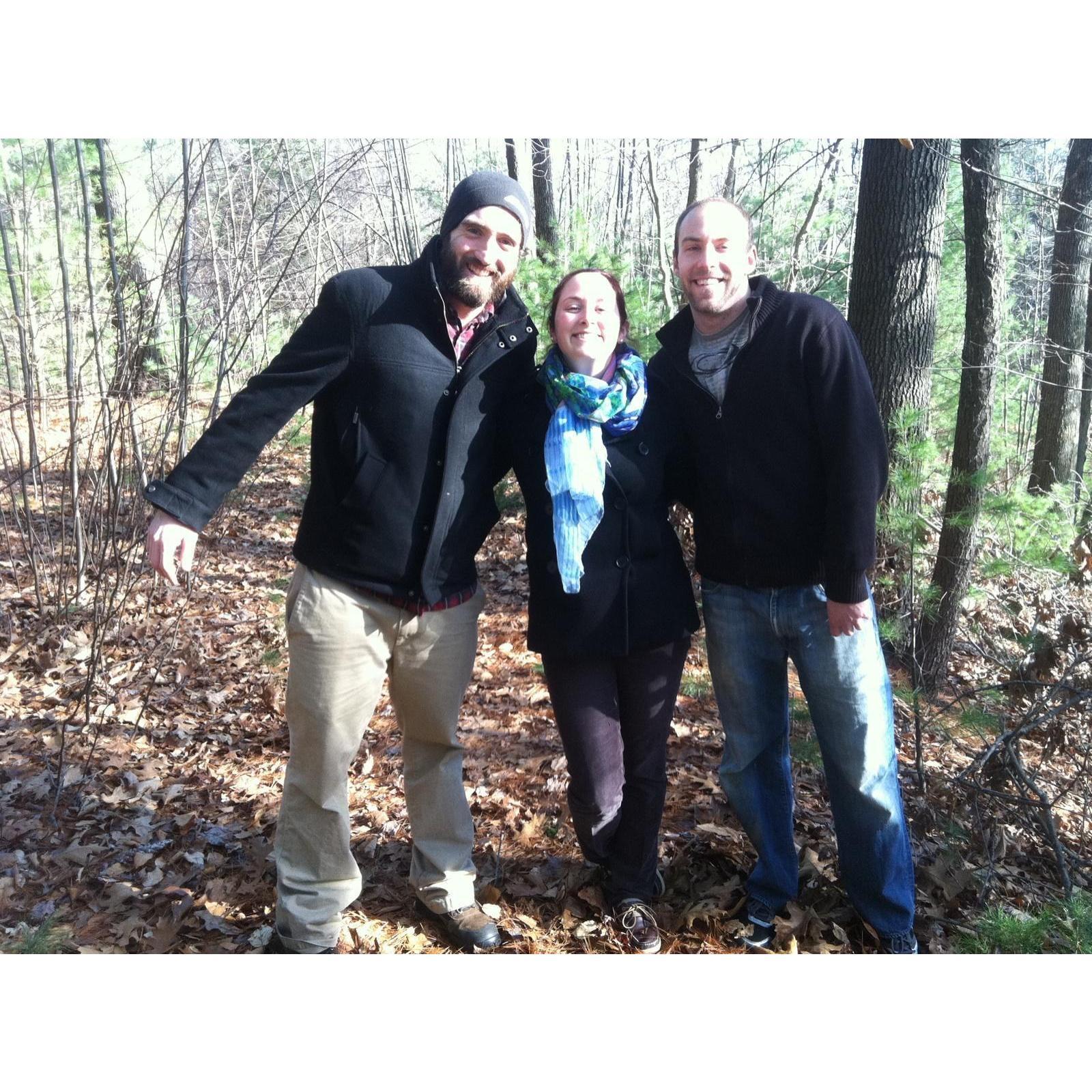 This is the first picture of us together ever taken! Hi Eli!